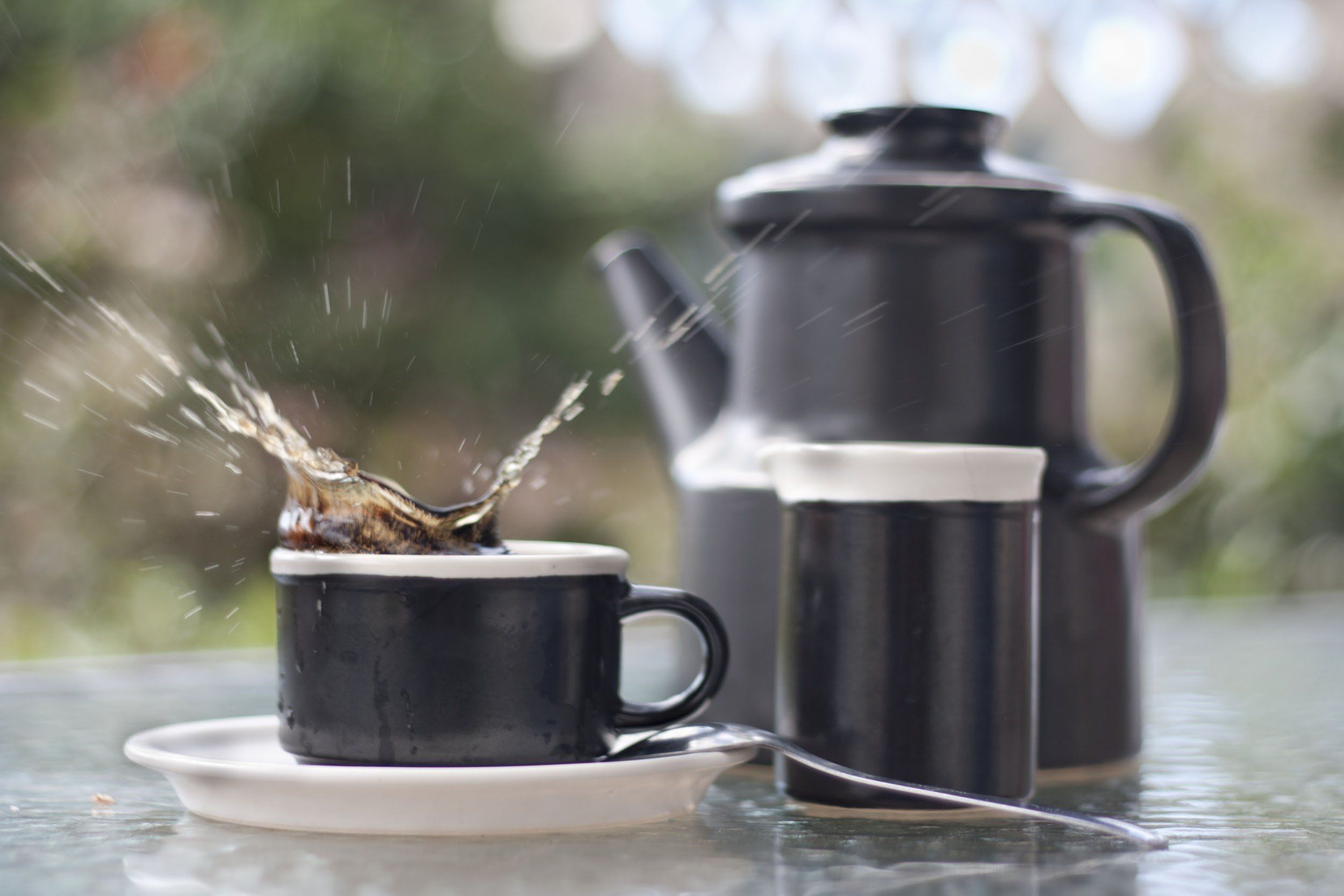 Moss & Stone Mini Drip Coffee Maker with Mug, Small Coffee Pot with Coffee  Cup